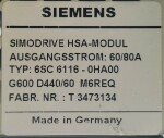 Siemens 6SC6116-0HA00